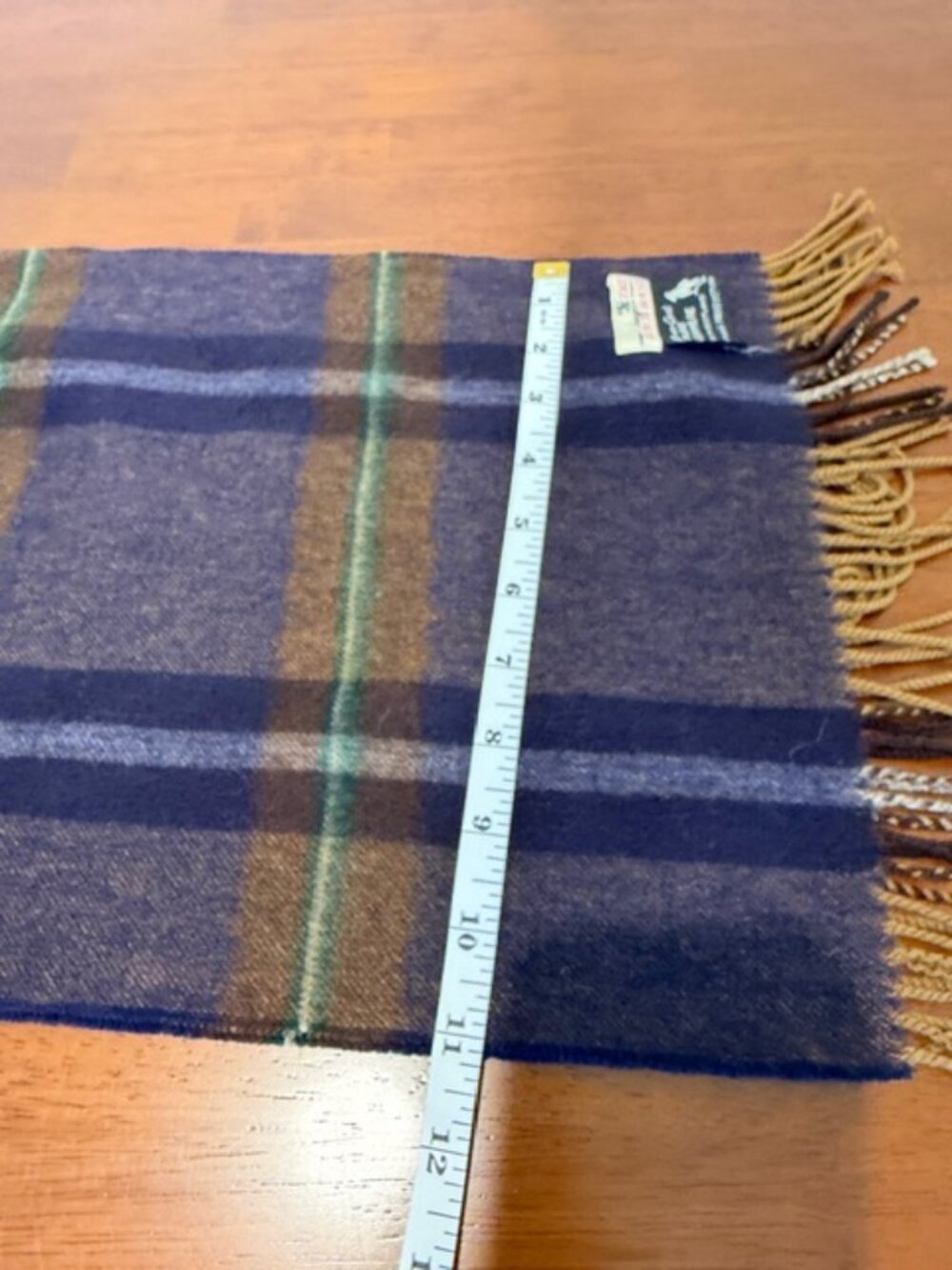 The Scotch House Pure Cashmere Unisex Plaid Scarf. - Picture 9 of 10